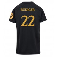 Dámy Fotbalový dres Real Madrid Antonio Rudiger #22 2023-24 Třetí Krátký Rukáv